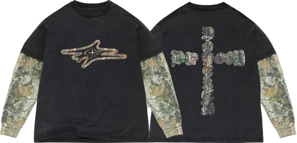 CAMO CROSS PBG LONG SLV