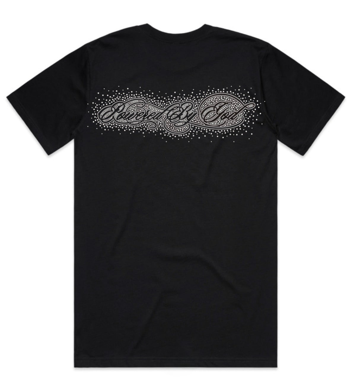 Black Rhinestone Tee