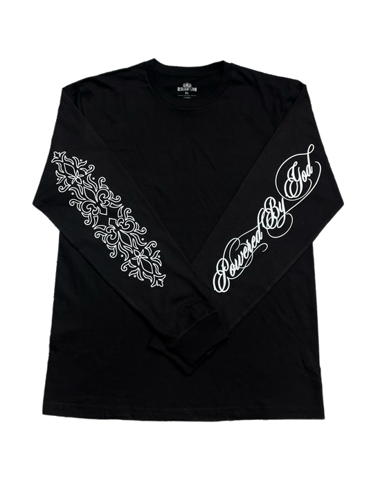 PBG BLK LONG SLV TEE