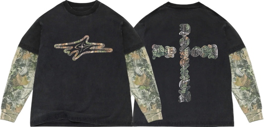 CAMO CROSS PBG LONG SLV