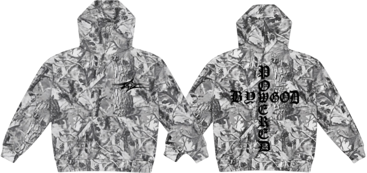 CAMO CROSS 3D PBG HOODIE